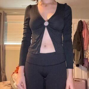 ⭐️Urban outfitters black long sleeve top